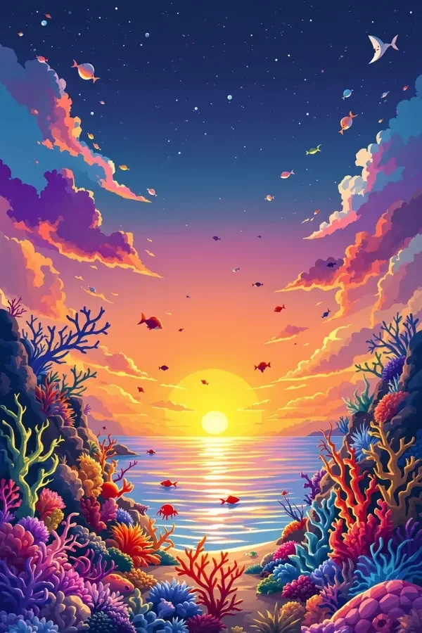海底世界的黄昏 - 海边自然科普 - 在线视频在线观看 海底世界的黄昏